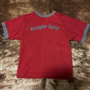 Vintage Bugle Boy Cropped Shirt